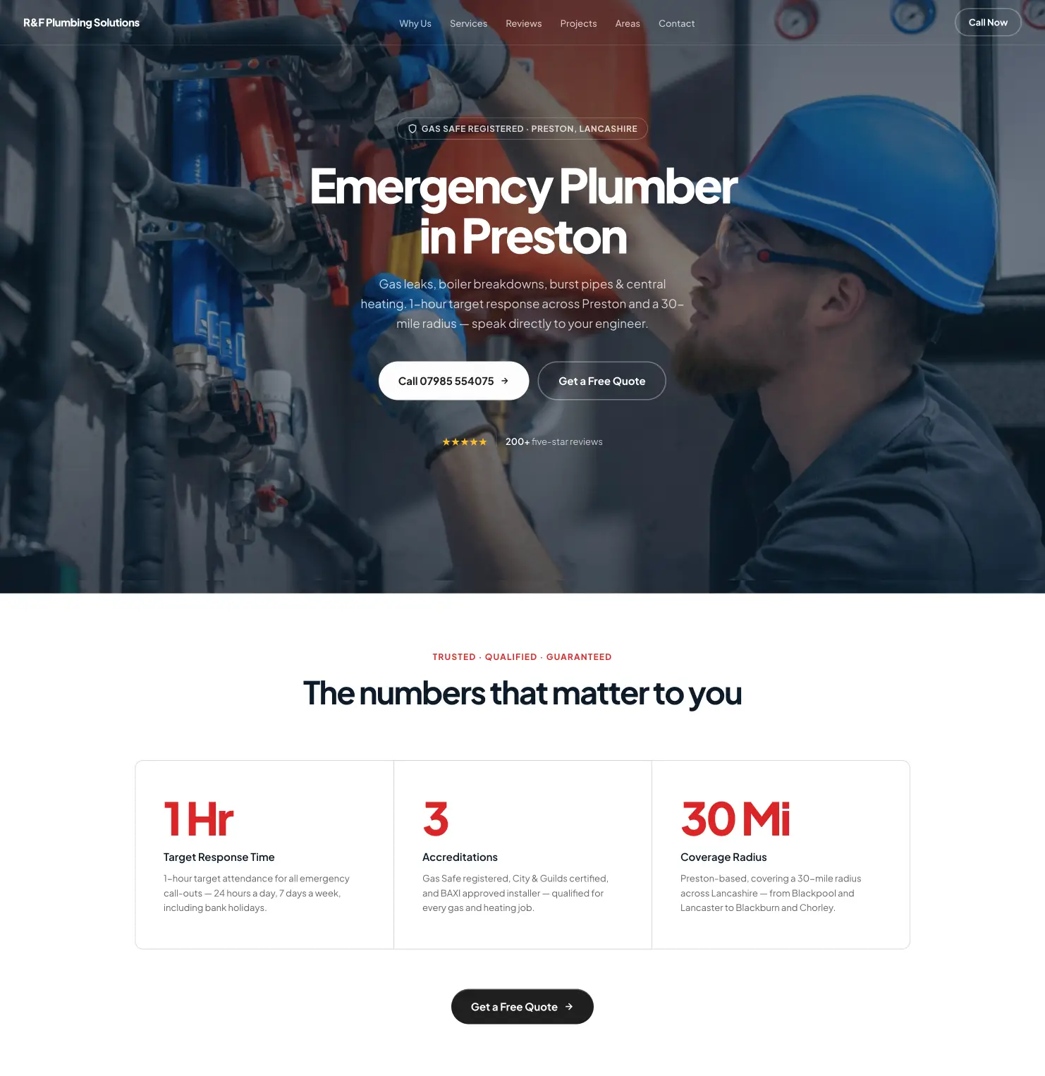 Plumbing Lead-Gen Site