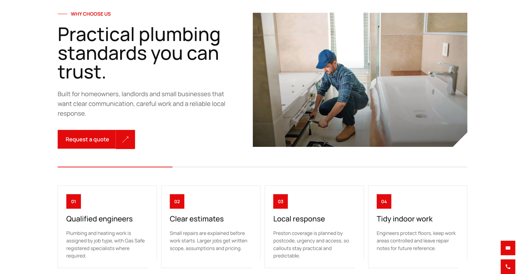 Emergency Response Landing Page